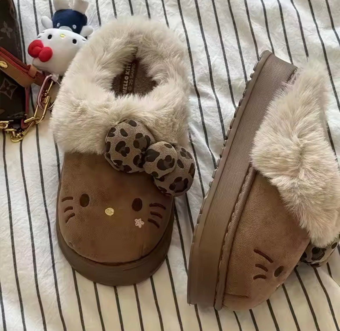 Kitten Fur Slippers