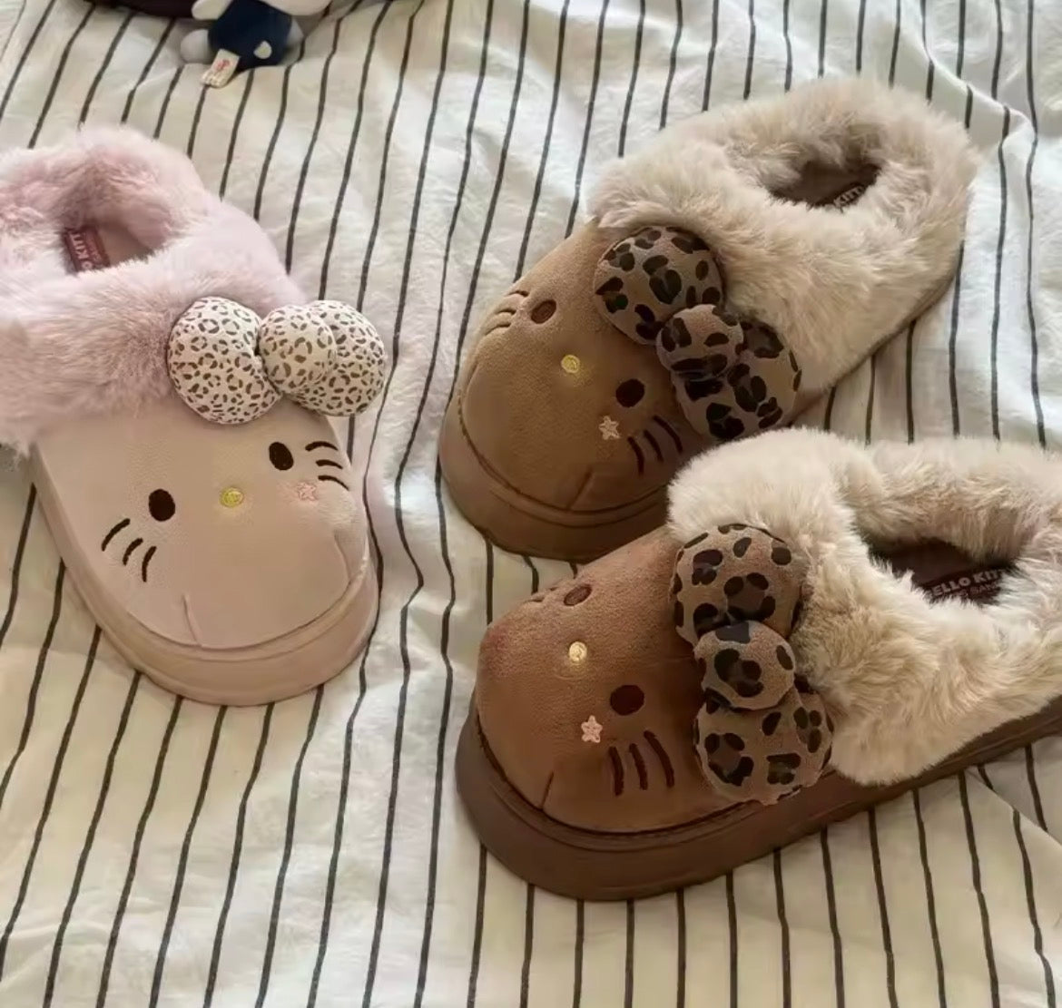 Kitten Fur Slippers