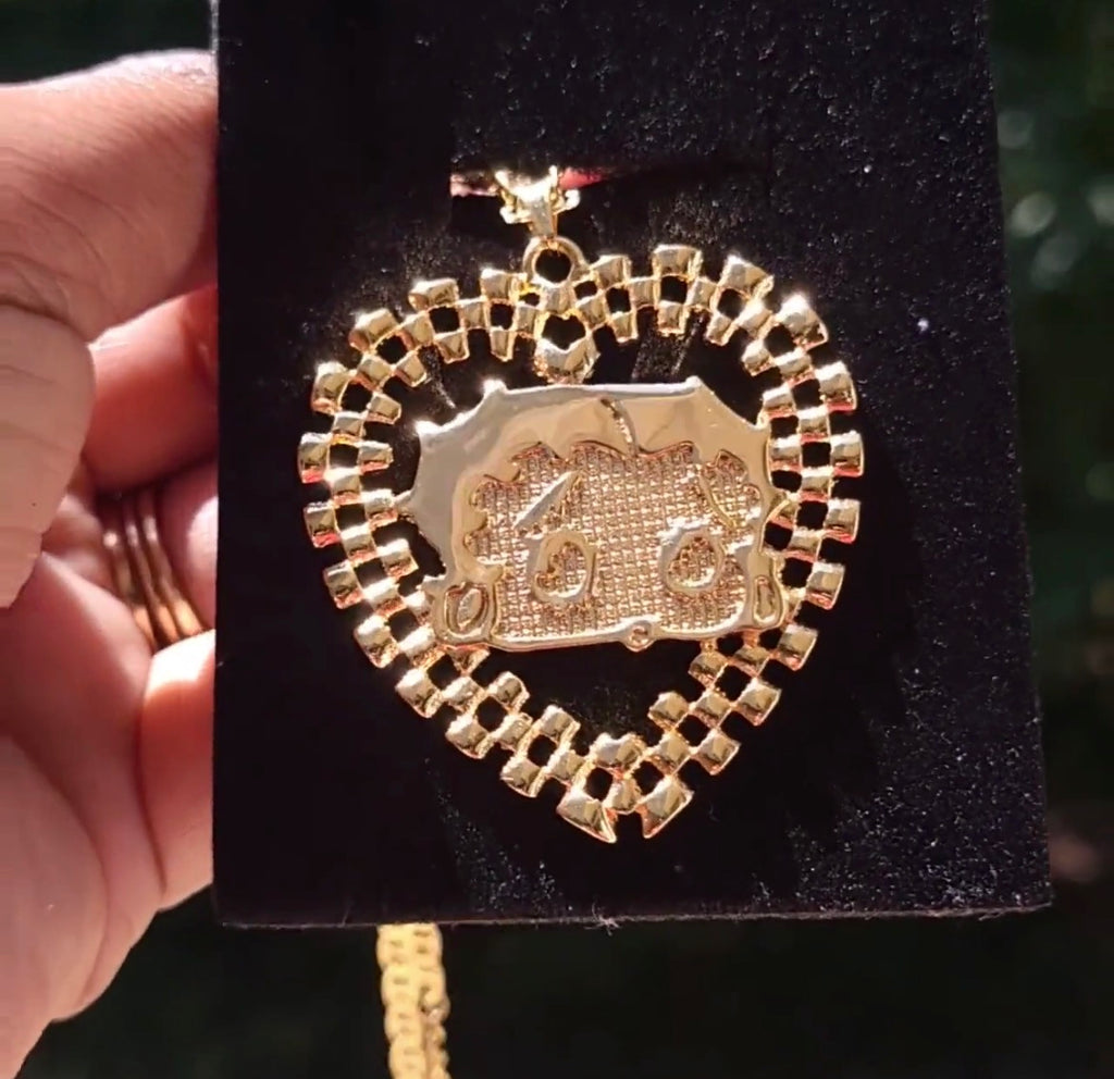 Ms Betty 14K Gold Pendant (Read Description Box)